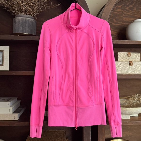 Lululemon Nice Asana Jacket in Zing Pink Light Size 4 - Picture 2 of 13